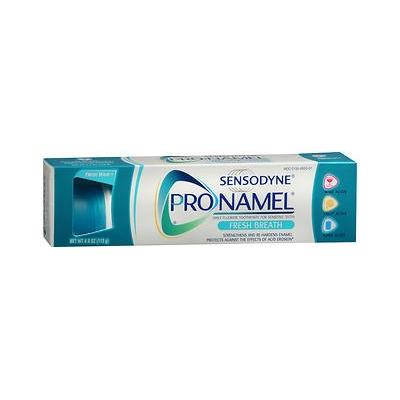 Sensodyne ProNamel Flouride Toothpaste, Fresh Wave 4 oz (Pack of 4)