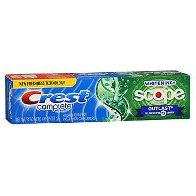 Crest Extra White Plus Scope Outlast Toothpaste, Long Lasting Mint 4 oz by Crest