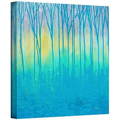 ArtWall Herb Dickinson 'Lagoon's Edge' Gallery-Wrapped Canvas Artwork, 36 by 36-Inch