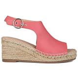 Brinley Co. Womens Wedge Sandals Coral, 10 Regular US screenshot. Shoes directory of Clothing & Accessories.