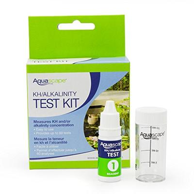 Aquascape 96019 Water Test Kit KH Alkalinity for Pond Water Feature and Garden | Quantity - 60 Tests