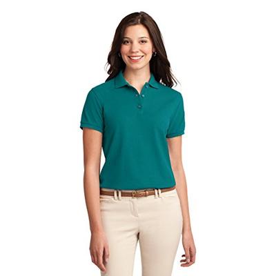 Port Authority Women's Silk Touch Polo 3XL Teal Green