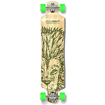 Yocaher Spirit Lion Longboard Complete Skateboard Cruiser - Available in All Shapes (Lowrider)