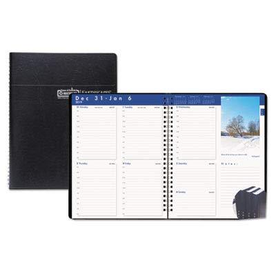 House of Doolittle 27902 Earthscapes Weekly Appointment Book, 8-1/2 x 11, Black, 2015