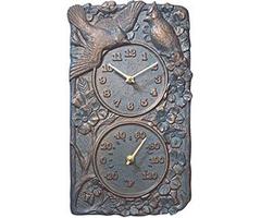 Whitehall Products Cardinal Combo Clock, Copper Verdi