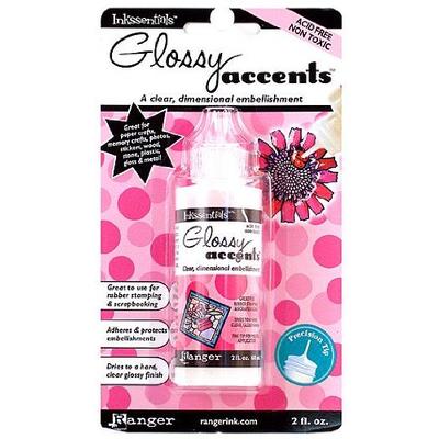 Ranger Glossy Accents clear embellishment [PACK OF 3 ]