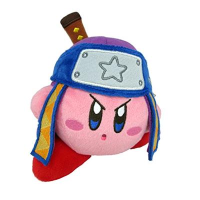 Little Buddy Kirby's Adventure All Star Collection Kirby Ninja Stuffed Plush, 5"