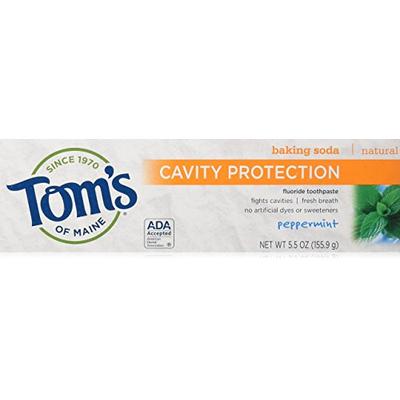 Tom's of Maine Whole Care Cinnamon Clove Fluoride Toothpaste, 4.7 Ounce, 6 Count