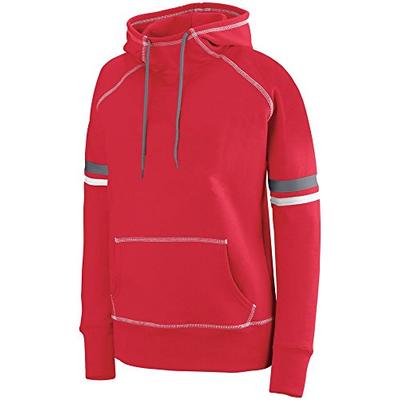 Augusta Sportswear Womens Spry Hoodie M Red/White/Graphite