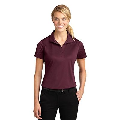 Sport-Tek Women's Micropique Sport Wick Polo M Maroon