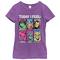 Marvel Girls' Comic Feelings Purple Berry T-Shirt
