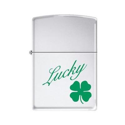 Lucky 4 Leaf Clover Green Shamrock Zippo Lighter