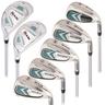 Ram Golf Accubar Lady Clubs Iron Set 6-7-8-9-PW with Hybrids 24° and 27°