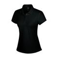 Adidas Ladies ClimaLite Sanded Jersey Polo-Navy-14