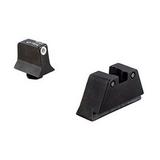 Trijicon Suppressor White Outline Front and Black Rear Night Sight Set for Glock Models screenshot. Hunting & Archery Equipment directory of Sports Equipment & Outdoor Gear.