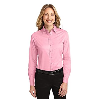 Port Authority Women's Ladies Long Sleeve Easy S Light Pink