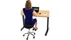 Uncaged Ergonomics Wobble Stool AIR Rolling Adjustable Height Active Sitting Balance Ball Office, St