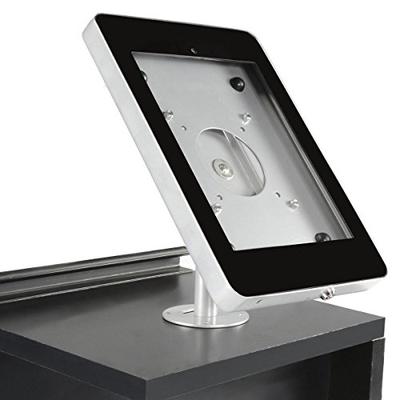 iPad Stand, Locking Enclosure, Hidden "Home" Button, Rotates 360-degrees, Tablet Mount Bolts Directl