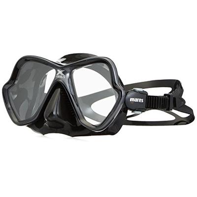 Mares X-Vision Ultra Liquid Skin Dive Mask, Black/Gold Mirrored Lens
