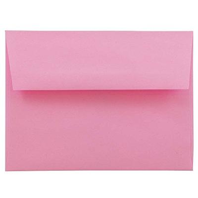 JAM PAPER A6 Colored Invitation Envelopes - 4 3/4 x 6 1/2 - Ultra Pink - Bulk 250/Box