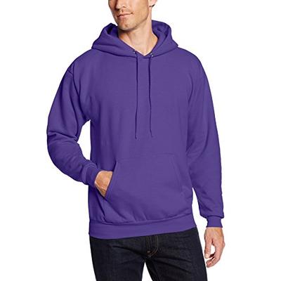 Hanes Men's Pullover EcoSmart Fleece Hooded Sweatshirt, Purple 4X Large