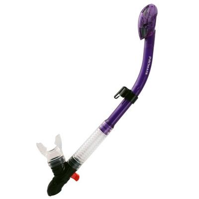 Promate Dry Snorkel with Signal Whistle, T.Purple