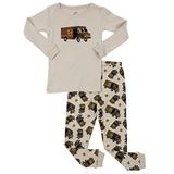 Leveret Boys UPS Truck 2 Piece Pajama Set 100% Cotton Grey 3 Toddler screenshot. Sleepwear directory of Clothes.
