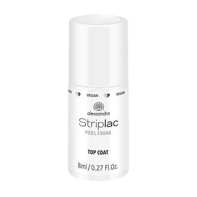 Alessandro Striplac Top Coat UV-Nagellack Neutral 8 ml Weiss