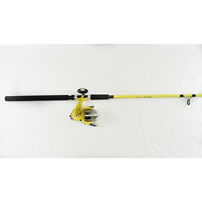 Master Fishing Tackle Mounted Line Spinning Rod Combo for SP60/3211-Y 9' S/W/S BB (2 Piece), Yellow