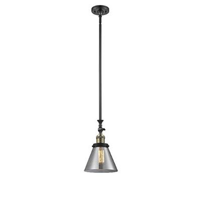 Innovations 206-BAB-G43-LED 1 Light Vintage Dimmable LED Mini Pendant Black Antique Brass