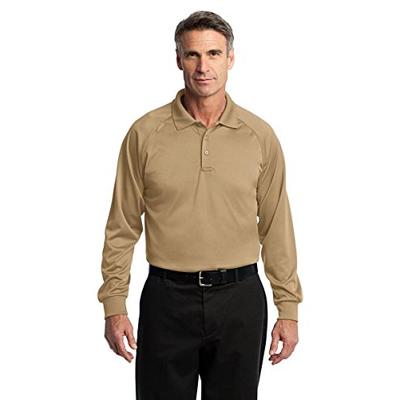 Cornerstone Men's Select Long Sleeve Snag Proof Tactical Polo L Tan