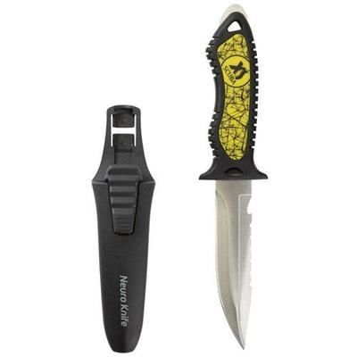 XS Scuba Neuro 304 Stainless Steel Dive Knife (Yellow)