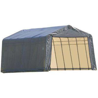 ShelterLogic 76432 Grey 12'x28'x8' Peak Style Shelter