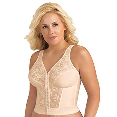 Exquisite Form 5107565 Fully Women's Original Longline Lace Posture Bra, Rose Beige, 36B