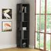 Ebern Designs Sisto 63.39" H x 13.39" W Corner Bookcase Wood in Gray | 63.39 H x 13.39 W x 13.39 D in | Wayfair D44CD91940F44D5886C3FB08EDEA3247