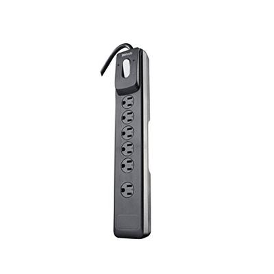 Woods 41494 Surge Protector With Safety Overload Feature 6 Outlets And 4 Ft Cord For 1440J Of Protec
