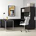 Upper Square™ Glidden Reversible U-Shape Executive Desk w/ Hutch Wood in Black | 70.1 H x 71.1 W x 92.4 D in | Wayfair