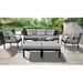 Madison Ave 6 Piece Sectional Seating Group w/ Cushions Metal in Gray kathy ireland Homes & Gardens by TK Classics | 33 H x 88 W x 33.6 D in | Outdoor Furniture | Wayfair