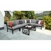 Madison 7 Piece Sectional Seating Group w/ Cushions Metal in Gray kathy ireland Homes & Gardens by TK Classics | 33 H x 33.6 W x 33.6 D in | Outdoor Furniture | Wayfair