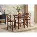 August Grove® Talbot 24" Counter Stool Wood in Brown | 39 H x 18 W x 21 D in | Wayfair BFC506C3B60F4C138460ABF8801291BD