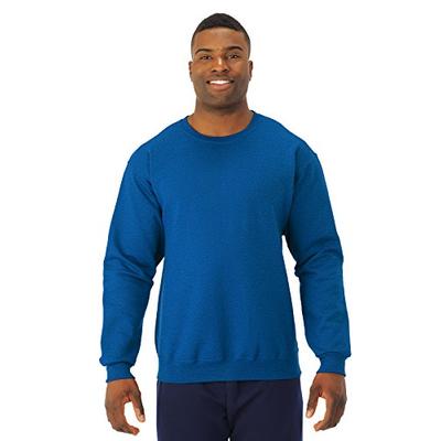 Jerzees mens 8 oz. 50/50 NuBlend Fleece Crew(562)-VINTAGE HTH BLUE-3XL