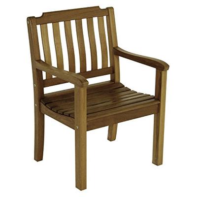 Whitecap Teak Industries WT60065 Garden Chair with Arms