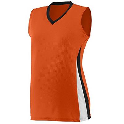 Augusta Sportswear Women's Tornado Jersey XL Orange/Black/White