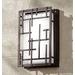 Modern Lines 9 1/4" High Bronze LED Outdoor Wall Light