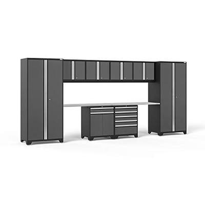 NewAge Products Pro 3.0 Gray 10 Piece Set, Garage Cabinets, 52099