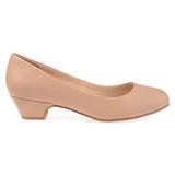 Brinley Co. Womens Soren Classic Faux Leather Comfort-Sole Heels Nude, 8.5 Regular US screenshot. Shoes directory of Clothing & Accessories.