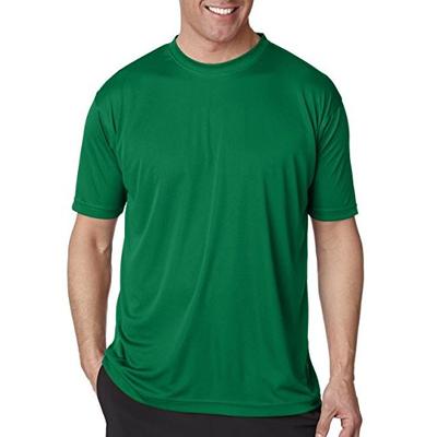 UltraClub mens Cool & Dry Sport Performance Interlock Tee(8420)-KELLY-5XL