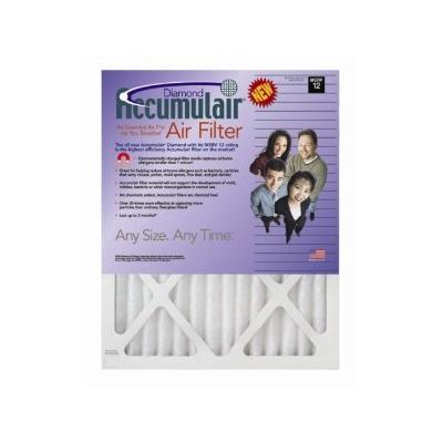 Accumulair FD15X25A Diamond 1 In. Filter, Pack Of 4