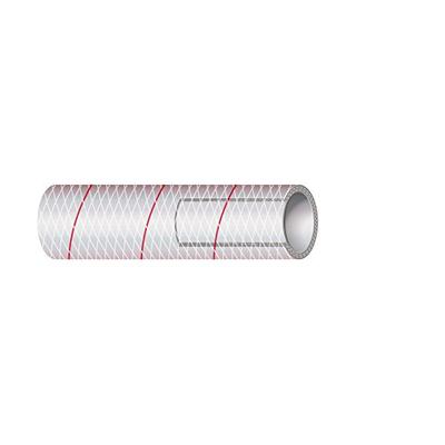 Sierra International All Clear PVC Tubing Polyester Reinforced (Red-Tracer) 3/4" x 25' 16-162-0345 A