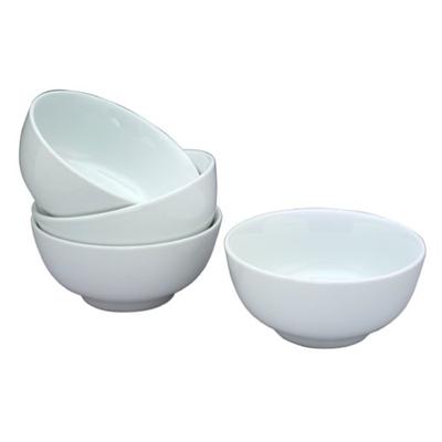 BIA Cordon Bleu 24-Ounce White Porcelain Chowder Bowls, Set of 4 (900134)